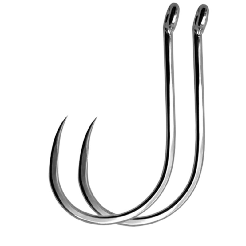 Fishing Hook Circle - 100 Pcs #1-#10 Freshwater Fishing Hooks