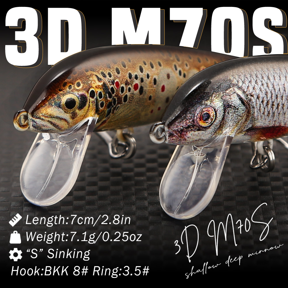 B&U Fishing Lures Sinking Minn - огляд і ціна Fishing Hook Treble