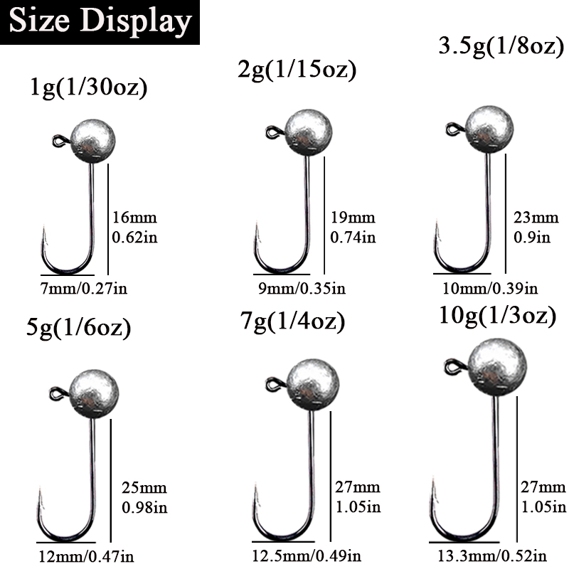 10pcs/lot Jig Head Fishing Hoo - огляд і ціна Fishing Hook Offset