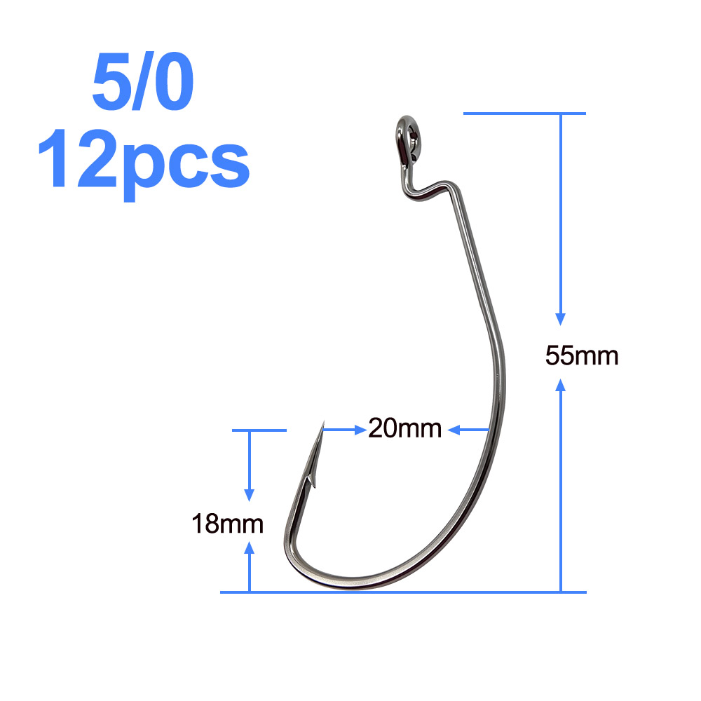 ESFISHING Offset Hook Carbon S - огляд і ціна Fishing Hook Offset