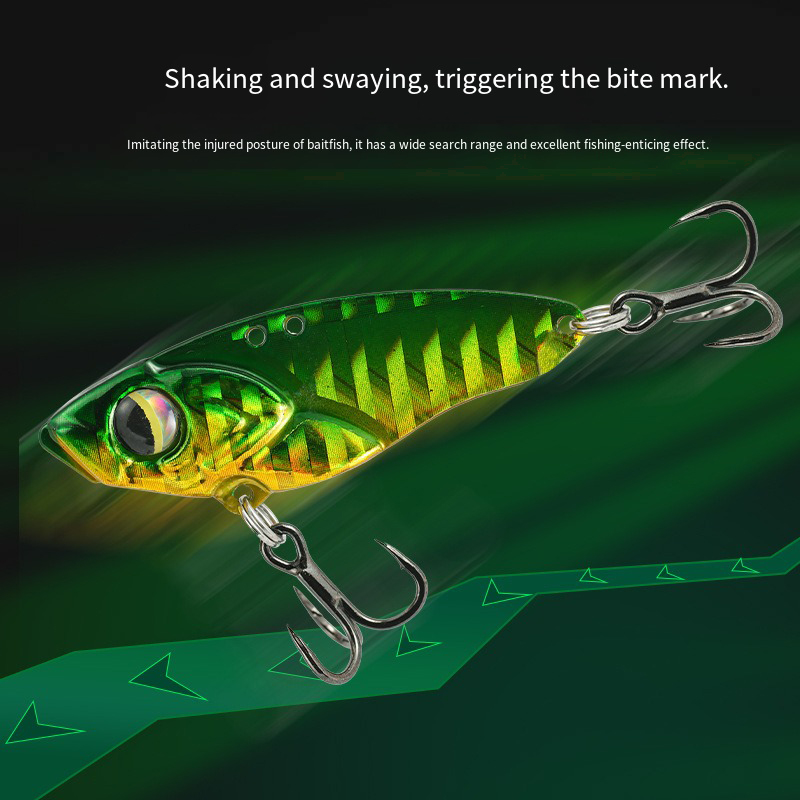 Metal VIB Fishing Lure Hard Vi - огляд і ціна Fishing Hook Treble
