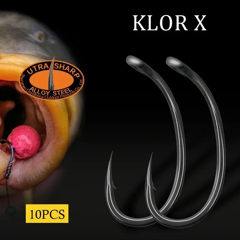 10pcs Carp Fishing Hook Curved - огляд і ціна Fishing Hook Barbless