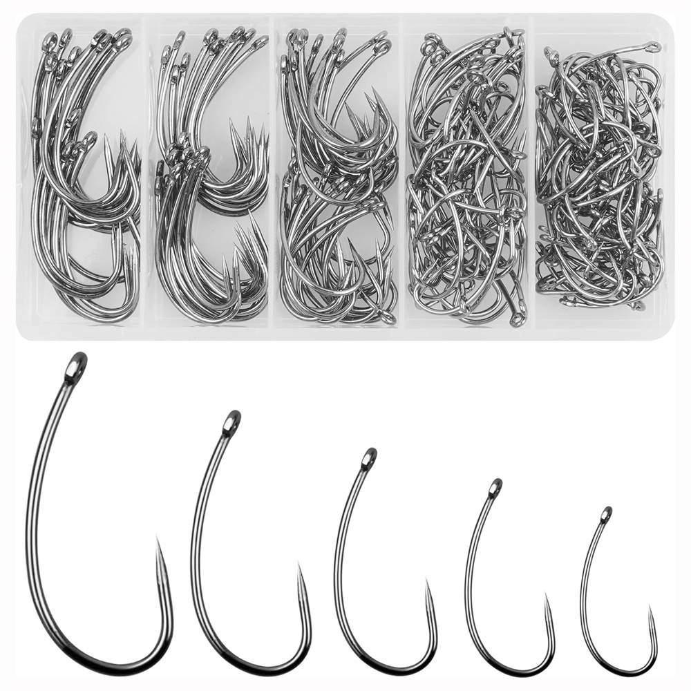 180PCS Barbless Fishing Hooks  - огляд і ціна Fishing Hook Barbless
