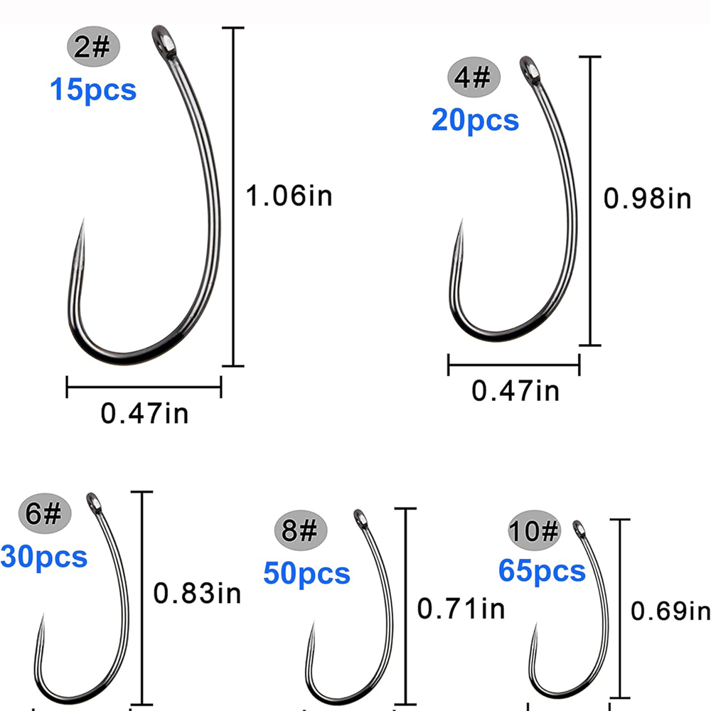 180PCS Barbless Fishing Hooks  - огляд і ціна Fishing Hook Barbless
