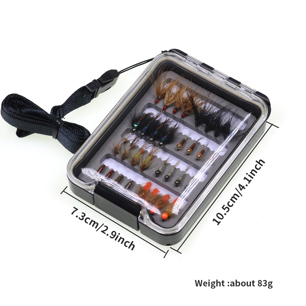 32PCS Nymph Flies Kit Trout Fi - огляд і ціна Fishing Hook Barbless