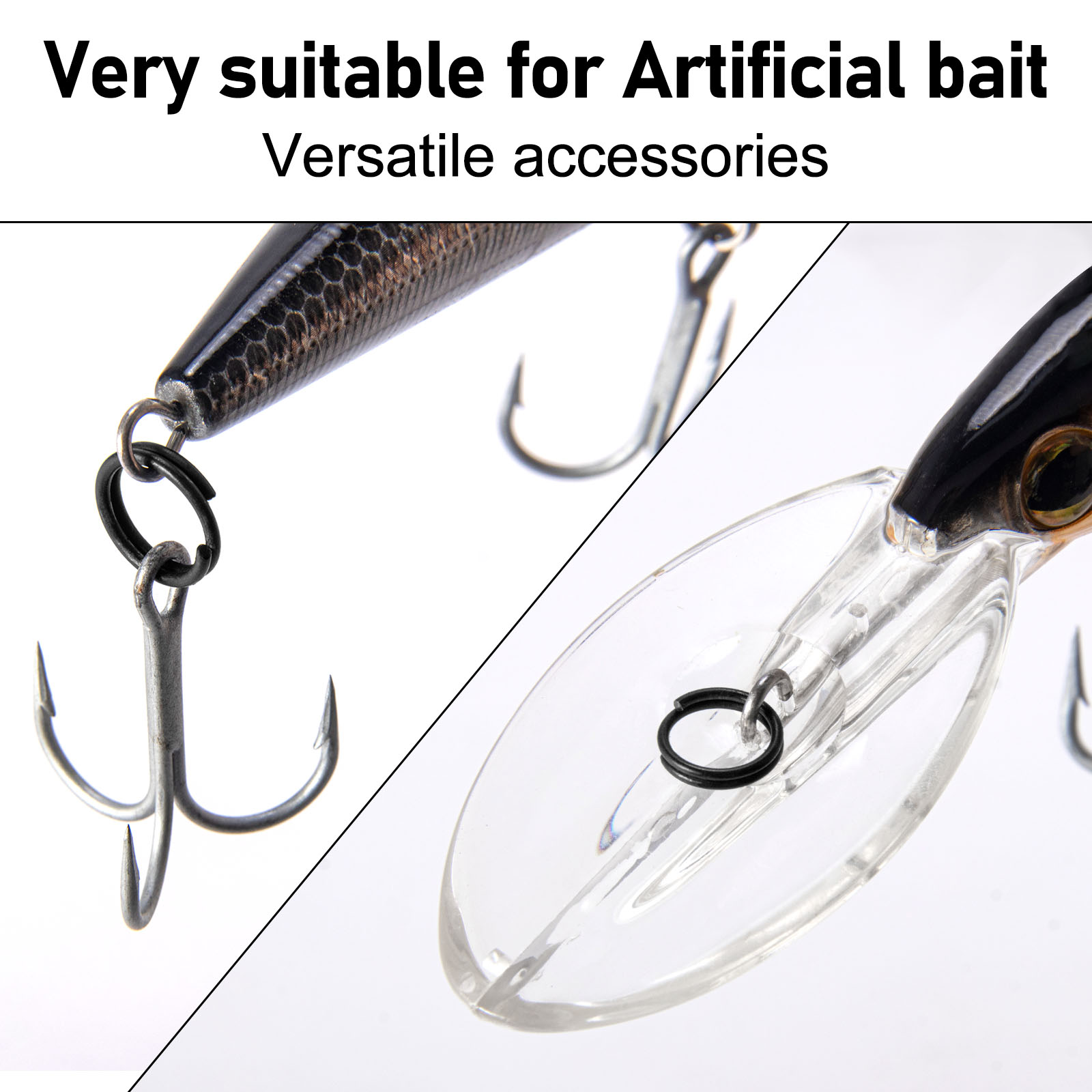 Fishing Lure Split Ring 3.5mm- - огляд і ціна Fishing Hook Stainless Steel