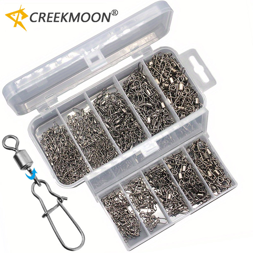 95/210 PCS Set Fishing Connect - огляд і ціна Fishing Hook Stainless Steel