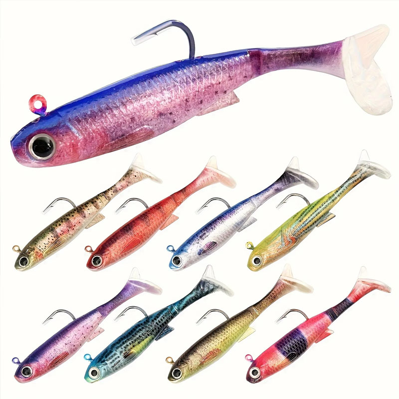 Pre-Rigged Sea Bass Lure | 3-P - огляд і ціна Fishing Hook Weedless