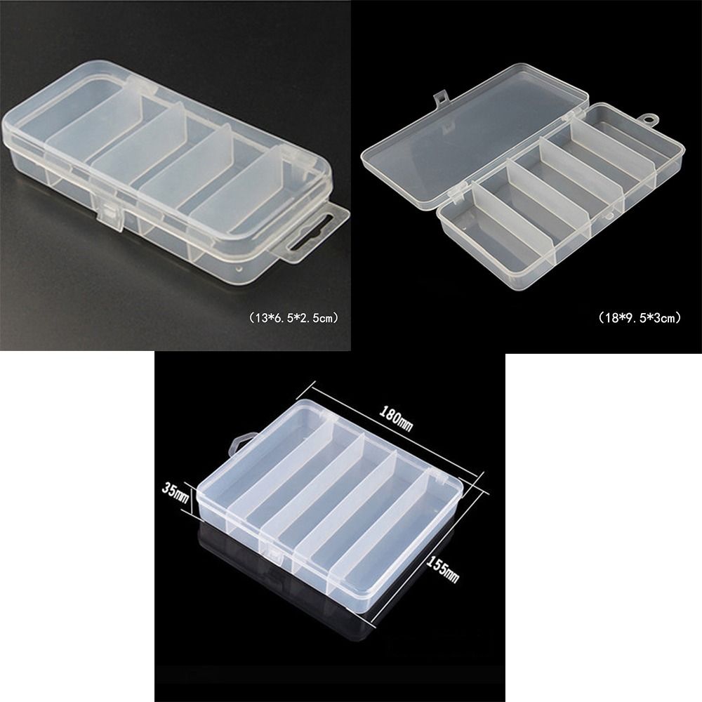 1/3pcs 3 Sizes of Plastic Fish - огляд і ціна Fishing Hook Box