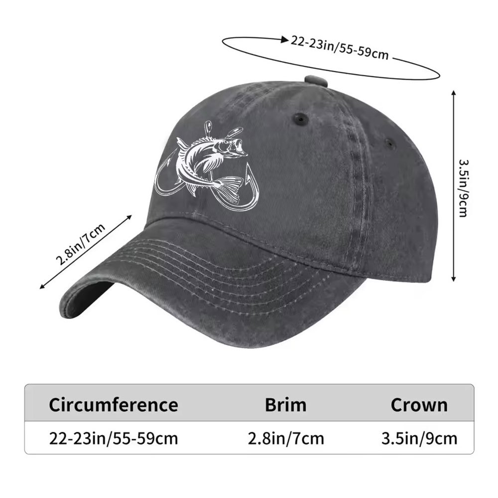 Bass Fishing Hook Graphic Wash - огляд і ціна Fishing Hook Size