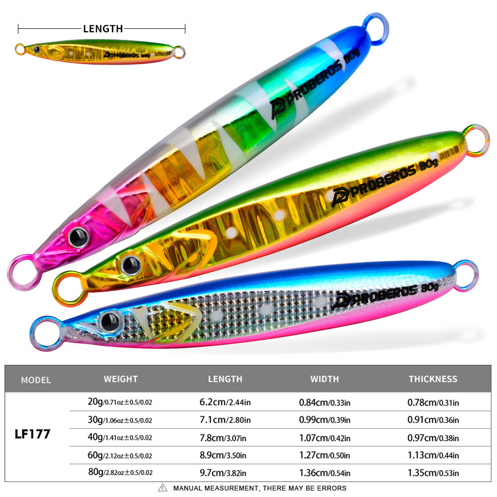 LHFSH Luminous Metal Jig Fishi - огляд і ціна Fishing Hook Treble