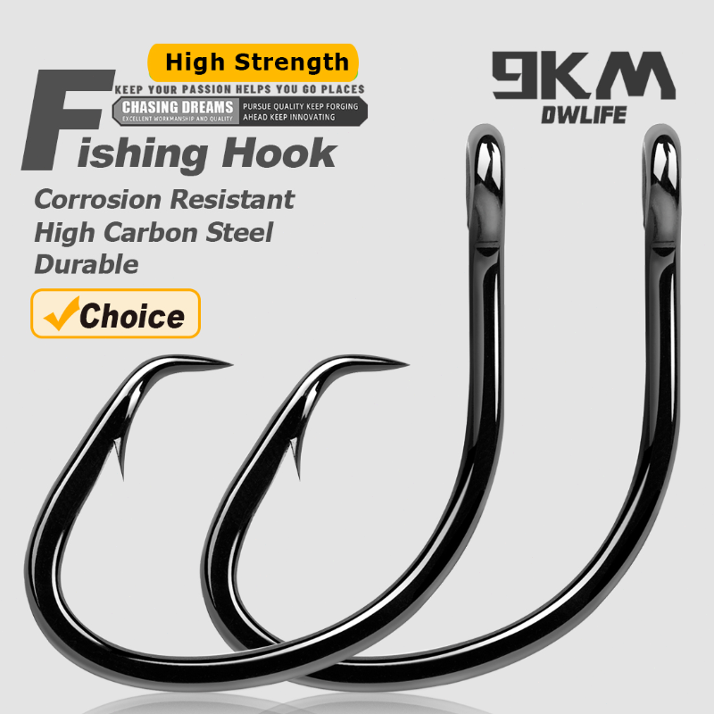 9KM Circle Hooks 25~50Pcs Salt - огляд і ціна Fishing Hook Circle