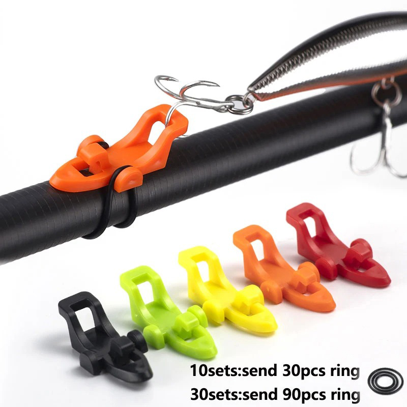 1-10pcs Fishing Rod Pole Hook  - огляд і ціна Fishing Hook Box