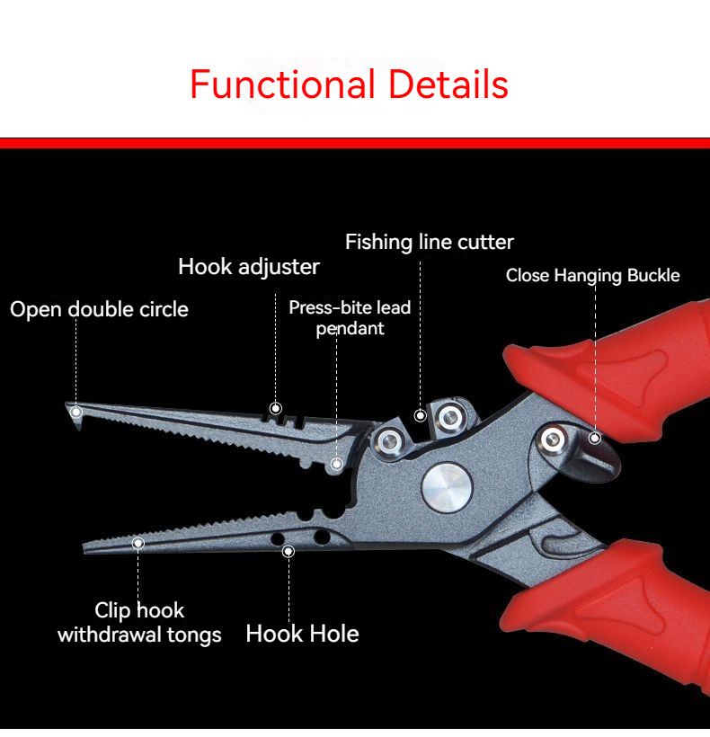 High-Precision Luya Pliers Mul - огляд і ціна Fishing Hook Remover