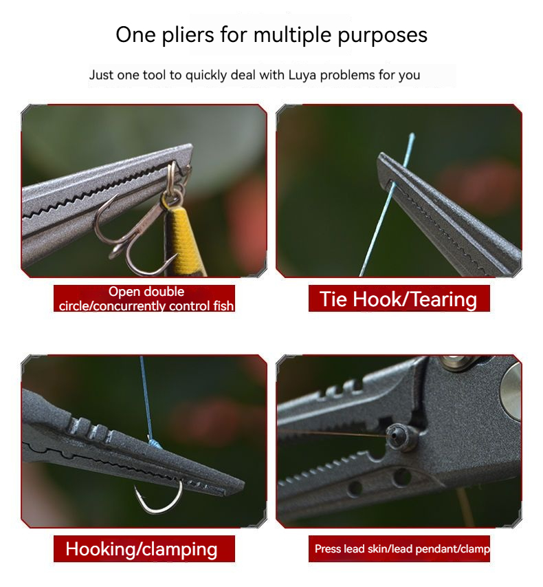 High-Precision Luya Pliers Mul - огляд і ціна Fishing Hook Remover