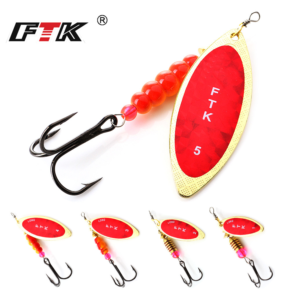 FTK Spinner Bait 4G/7G/12G/18G - огляд і ціна Fishing Hook Treble