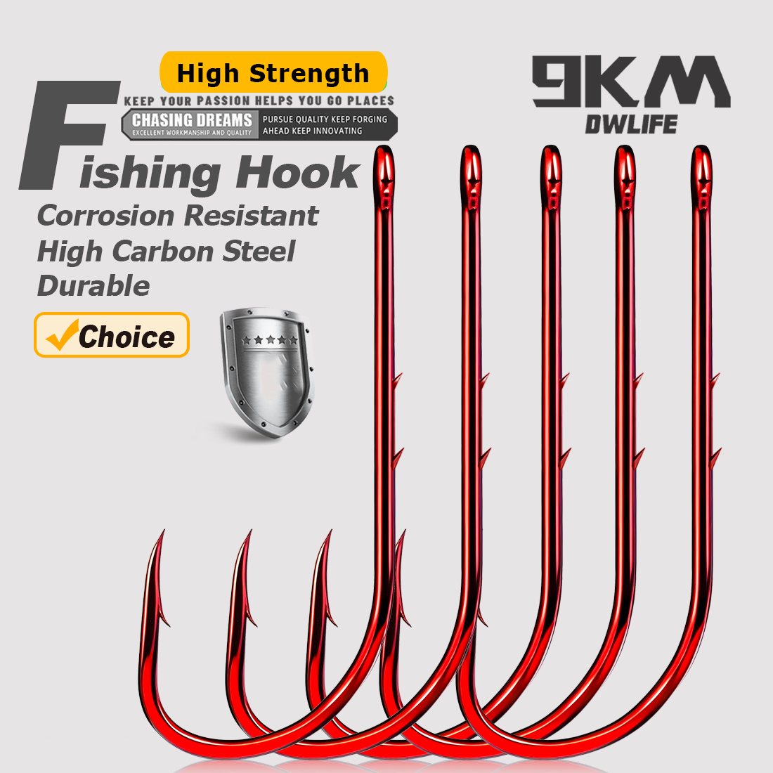 9KM Baitholder Fishing Hooks L - огляд і ціна Fishing Hook Circle