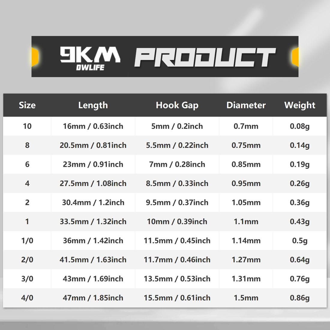 9KM Baitholder Fishing Hooks L - огляд і ціна Fishing Hook Circle