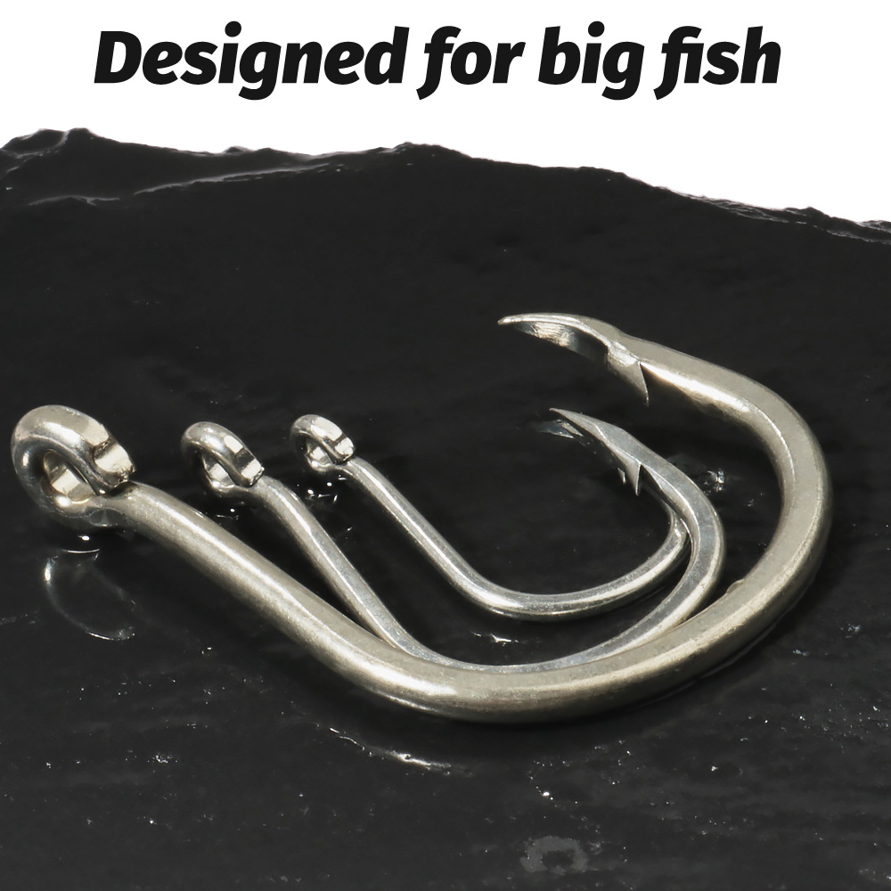 10PCS Big Fish Hook 1/0-7/0 Su - огляд і ціна Fishing Hook Circle