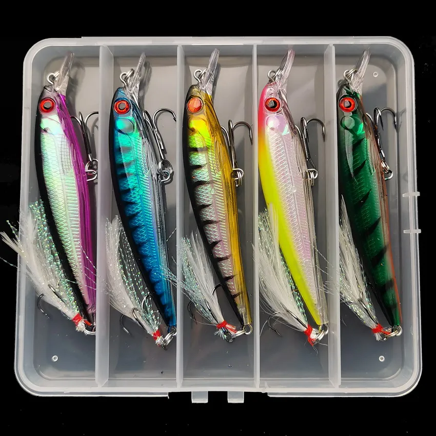 5pcs/box Laser 3D Eyes Bionic  - огляд і ціна Fishing Hook