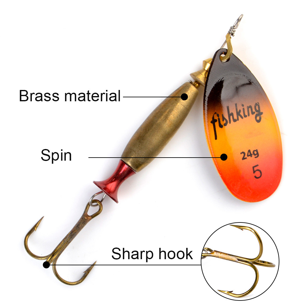 NGB Long Cast Spinner Bait Fis - огляд і ціна Fishing Hook Treble