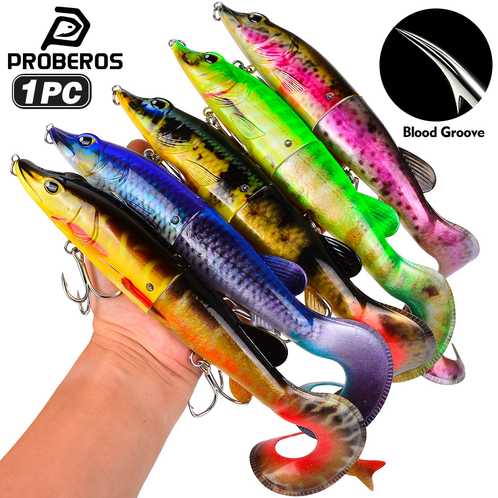 PROBEROS 1PC 2-Segment Jointed - огляд і ціна Fishing Hook Treble