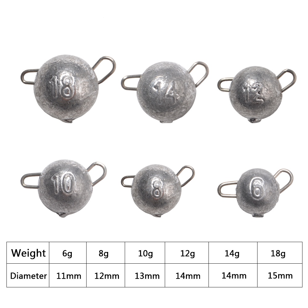 FTK 5pcs Supercontinent Sinker - огляд і ціна Fishing Hook Jig