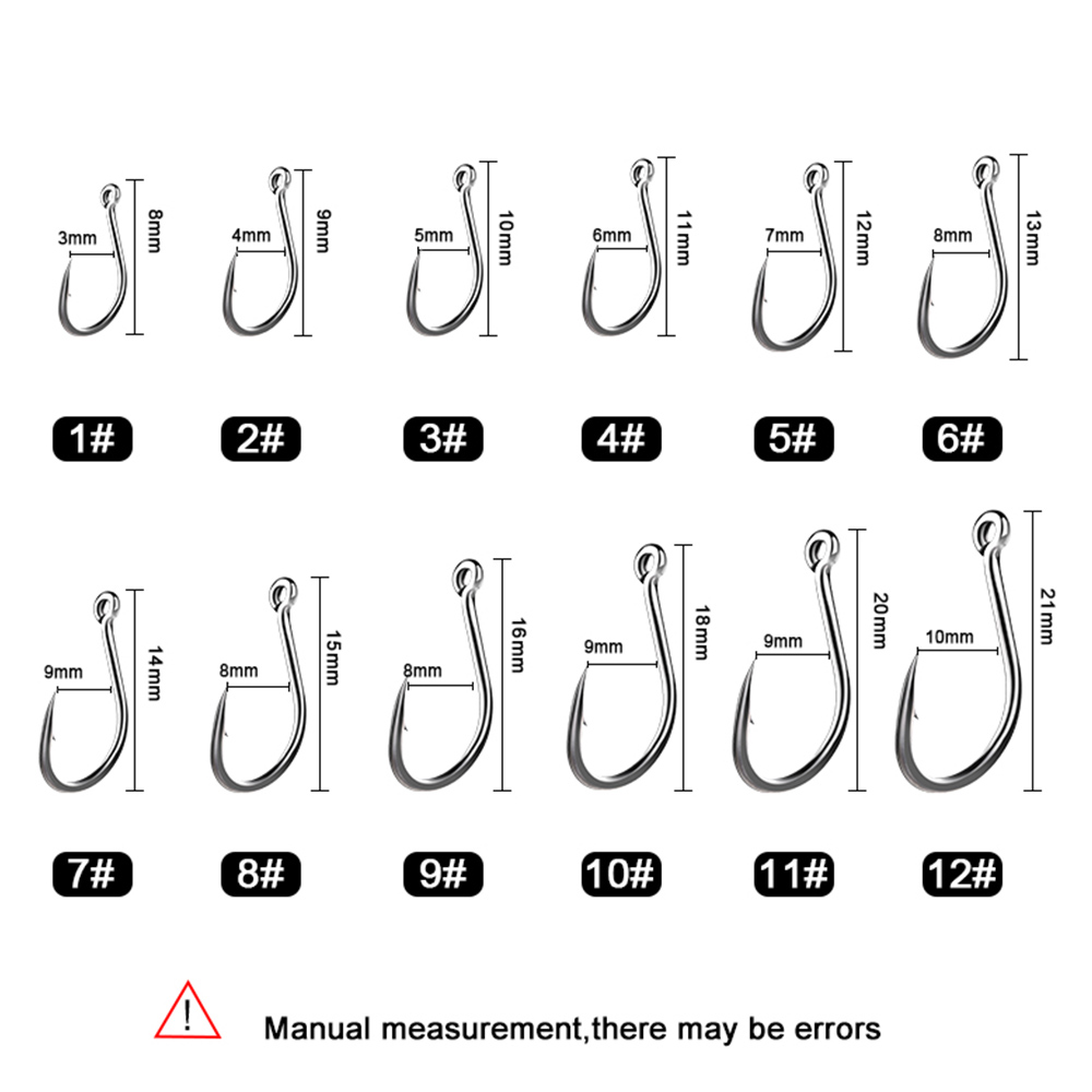 FTK 50-100pcs Gold Fishing Hoo - огляд і ціна Fishing Hook Circle