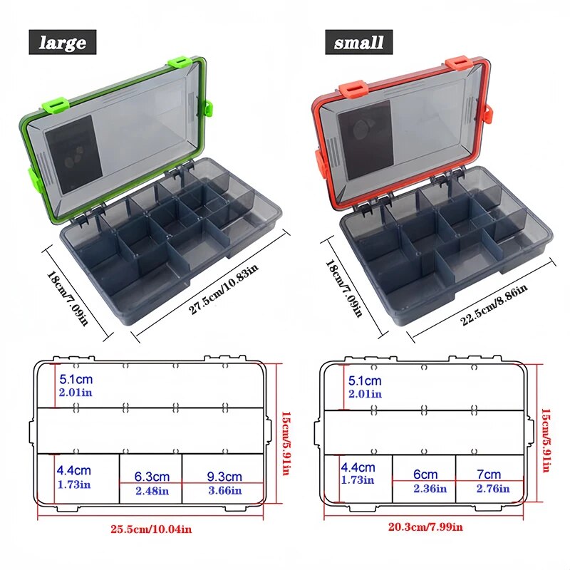 Fishing Tackle Box Large Capac - огляд і ціна Fishing Hook Size