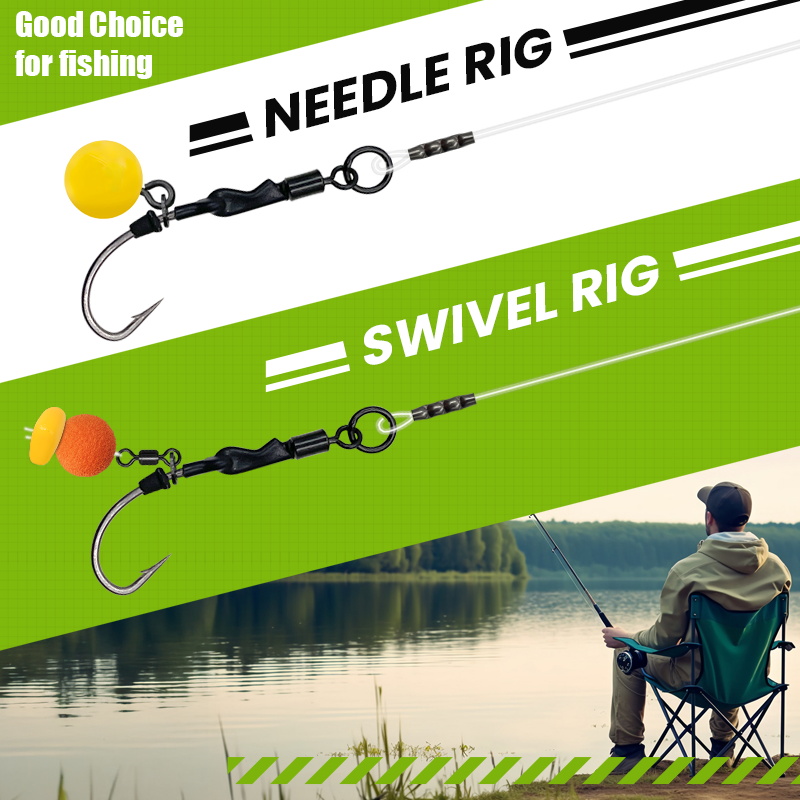 6PCS/10PCS Ronnie rig 3 Styles - огляд і ціна Fishing Hook Assortment